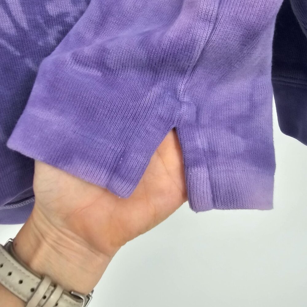Polo Ralph Lauren Quarter Zip Pullover XL Purple Garment Wash Pony‎ Mock Neck - Picture 10 of 11